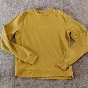 Blind Rooster Tawny Olive Empathy Sweatshirt Gender Neutral Szg Size Down